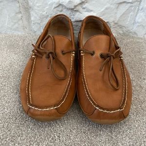Polo Ralph Lauren Roland Tan Leather Slip-On Men’s Size 9.5 D Tan